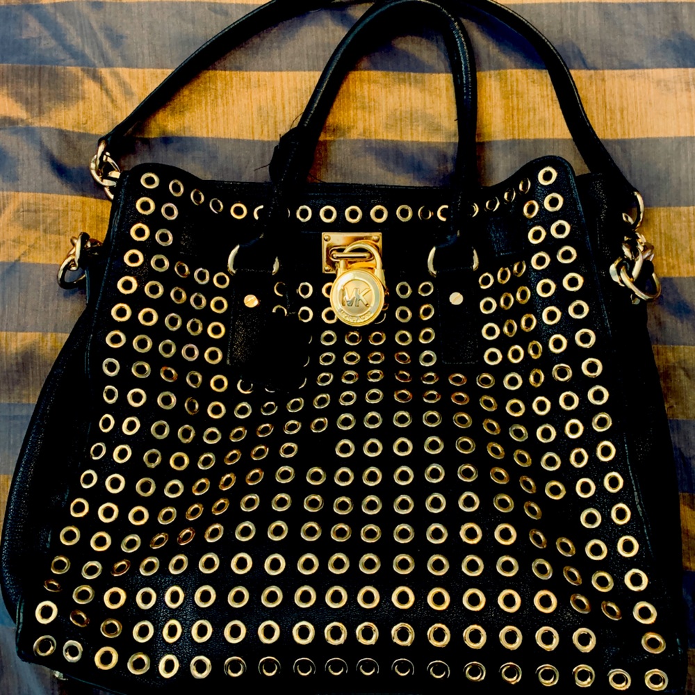 Authentic Michael Kors Black Hamilton Bag.